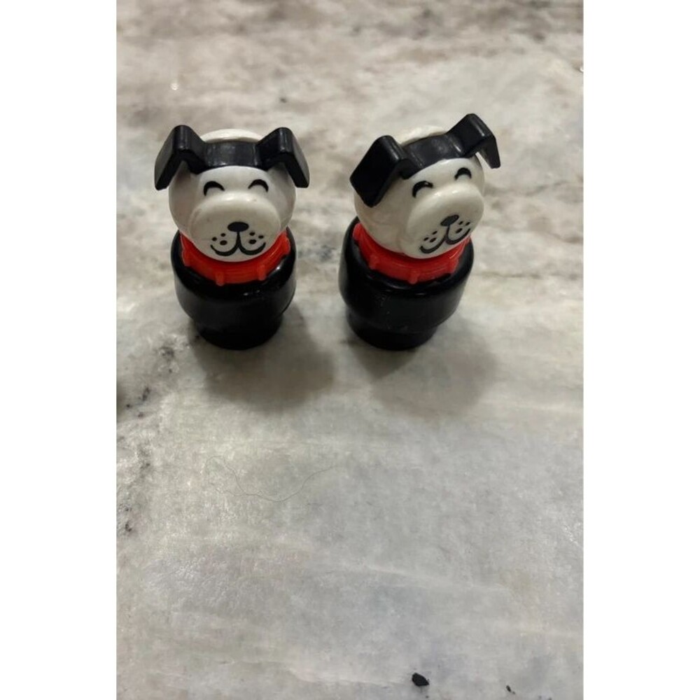 vintage Fisher-Price Little People dogs